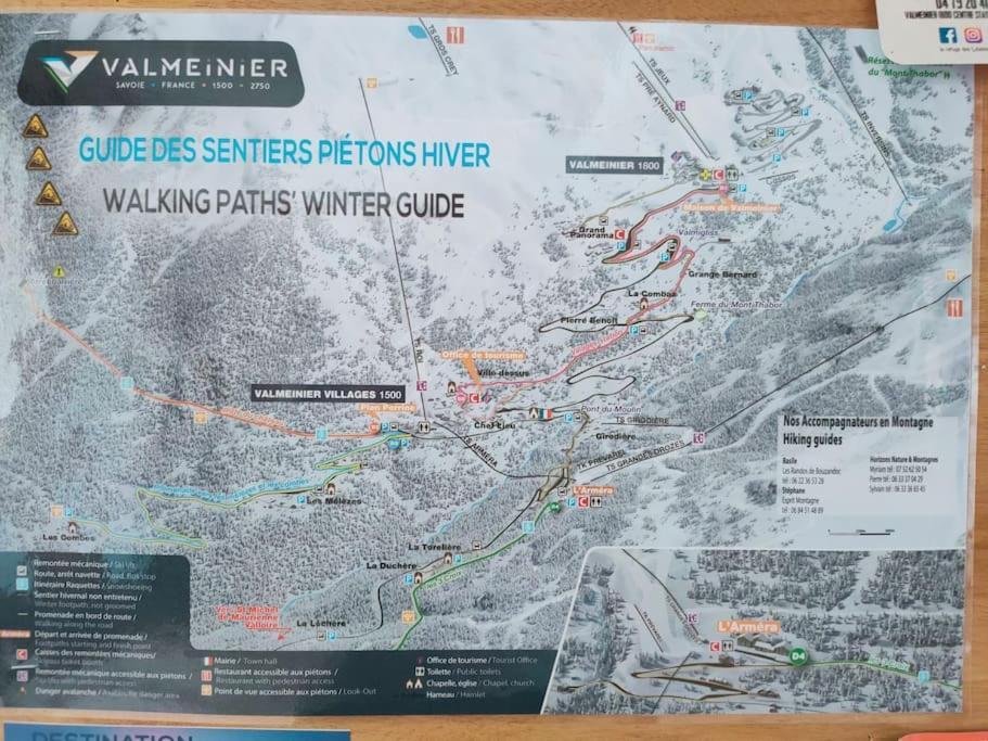 Apartamento Superbe T2, à 100 mètres des pistes, piscine d'été Valmeinier Exterior foto
