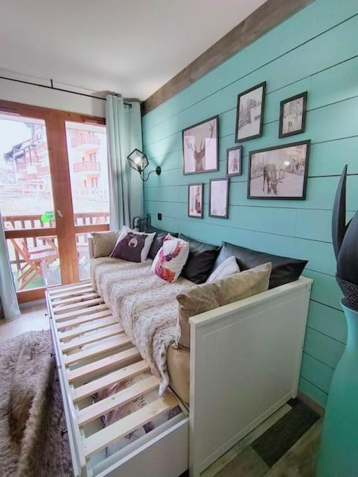 Apartamento Superbe T2, à 100 mètres des pistes, piscine d'été Valmeinier Exterior foto