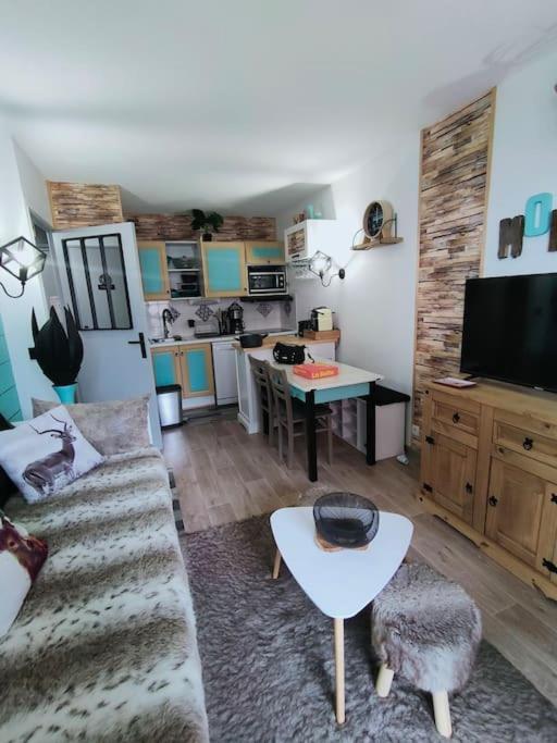 Apartamento Superbe T2, à 100 mètres des pistes, piscine d'été Valmeinier Exterior foto