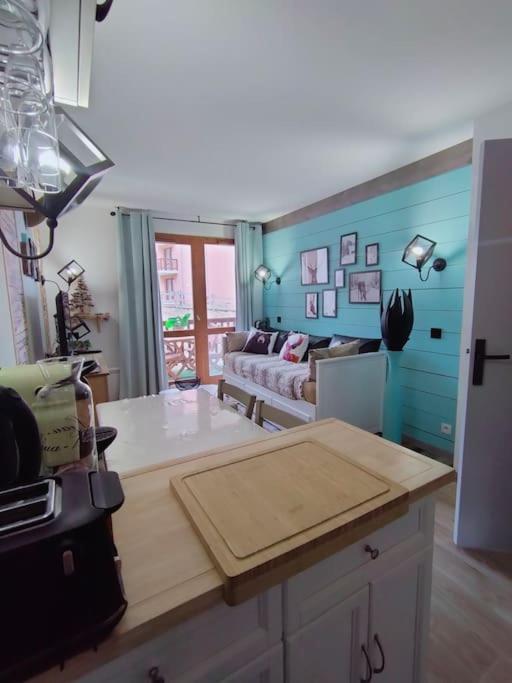 Apartamento Superbe T2, à 100 mètres des pistes, piscine d'été Valmeinier Exterior foto